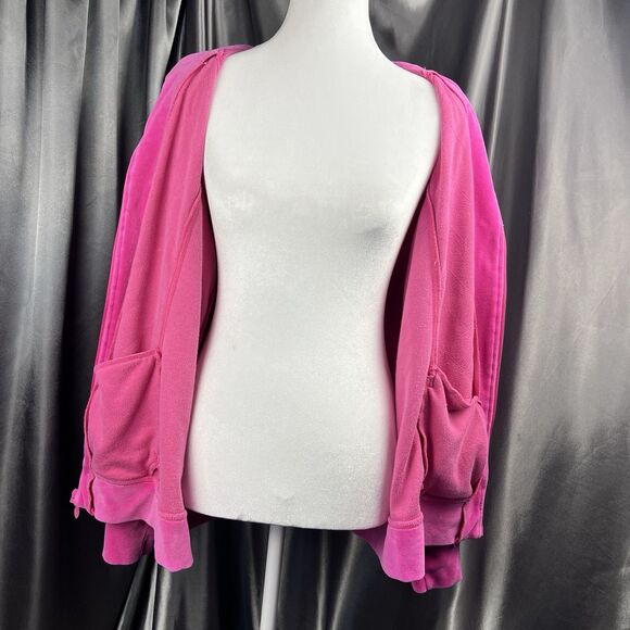 VTG‎ Y2K Quacker Factory Size L Velour Track Suit Rhinestones Jacket Pants Pink - Picture 11 of 15